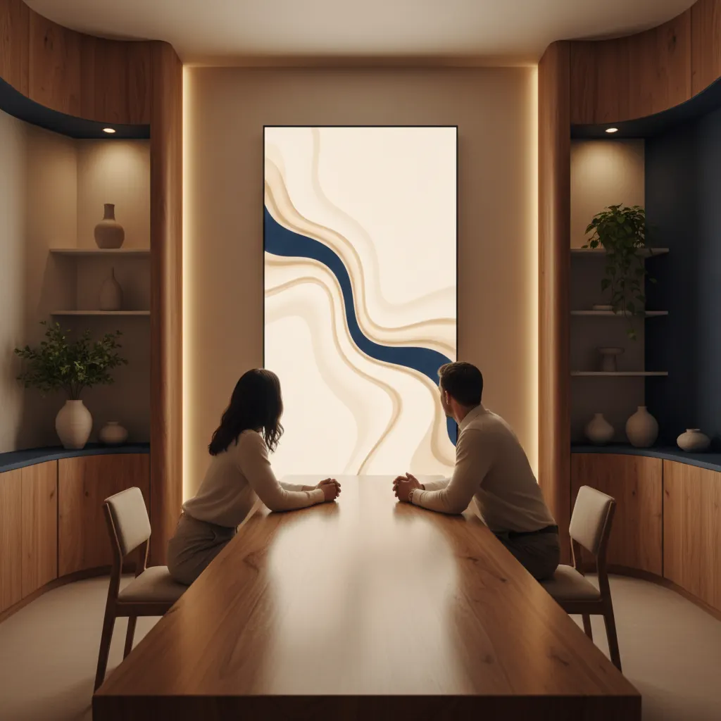 Two anonymous adults in a wellness discussion - healthy aging supplement for cardiovascular wellbeing